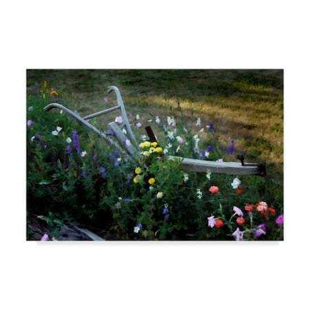 J.D. Mcfarlan 'Flower Plow' Canvas Art,16x24